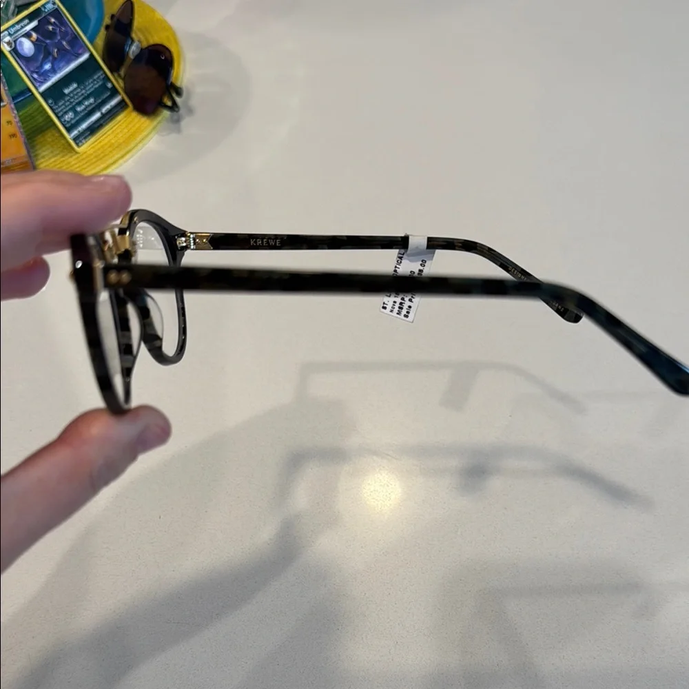 KREWE Black and Gold Glasses - Picture 3 of 6